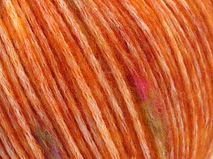 Fiber Content 70% Acrylic, 15% Polyamide, 15% Wool, Orange, Brand Ice Yarns, fnt2-82921