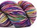 Organic Wool Bulky Hand Paint Rainbow